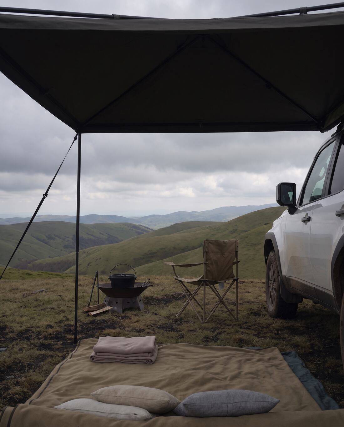 Dustline Overland demo, Prado with 270 awning, frame 3