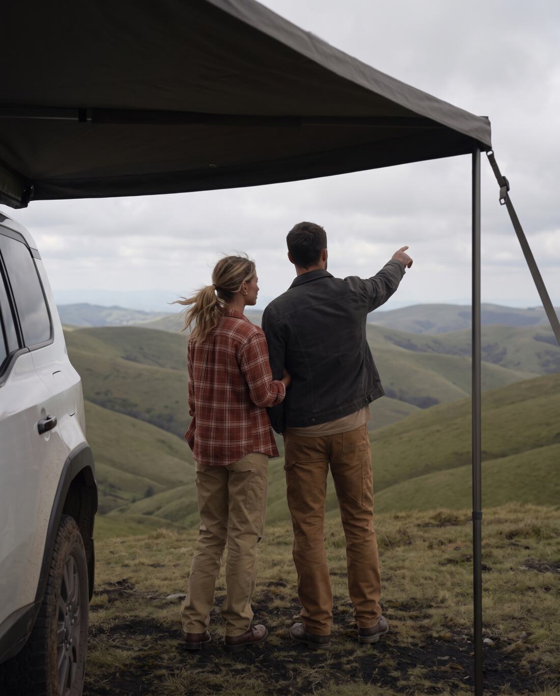 Dustline Overland demo, Prado with 270 awning, frame 6